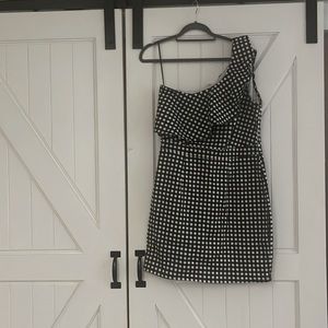 Black and white checkered cute dress for summer, spring fall and even winter!